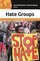 book cover for Hate groups : a reference handbook