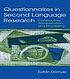 Questionnaires in second language research : construction,... by  Zoltán Dörnyei 