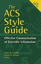 The ACS style guide : effective communication of scientific information.