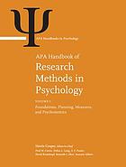 APA handbook of research methods in psychology. Volume 2, Research designs : quantitative, qualitative, neuropsychological, and biological