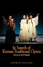 In search of Korean traditional opera : discourses of chʻanggŭk
