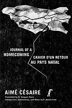 Journal Of A Homecoming Cahier D Un Retour Au Pays Natal Book 17 Worldcat Org