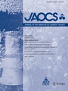 The journal of the American Oil Chemists' Society.