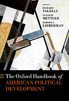 The Oxford handbook of American political development