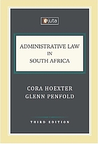 Front cover image for Administrative law in South Africa