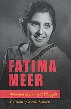 Front cover image for Fatima Meer : memories of love and struggle