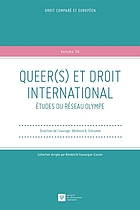 Queer(s) et droit international : études du réseau Olympe