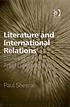 Literature and international relations : stories... by Paul Sheeran