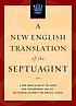 A new English translation of the Septuagint :... by  Albert Pietersma 