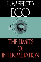 Limits of Interpretation (Advances in semiotics)