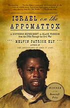Israel on the Appomattox : a southern experiment in Black freedom from the 1790s through the Civil War
