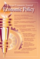 American economic journal : Economic policy : a journal of the American Economic Association.