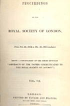 Proceedings of the Royal Society of London.