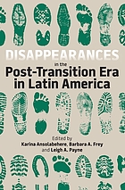 Disappearances in the post-transition era in Latin America