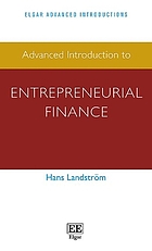Advanced introduction to entrepreneurial finance