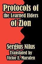 Protocols of the learned elders of Zion