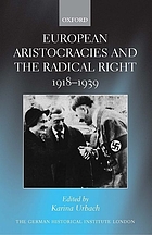 European aristocracies and the radical right 1918-1939
