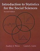 Introduction to statistics for the social sciences