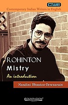 Rohinton Mistry : an introduction