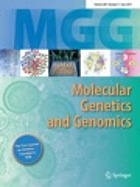 Molecular genetics and genomics.