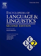 Encyclopedia of language & linguistics. [Vol. 8], [Mel-N]