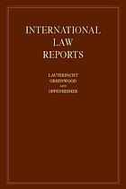 International law reports. Volume 107