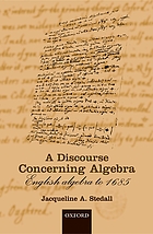 A discourse concerning algebra : English algebra to 1685
