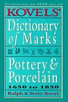 Pottery And Porcelain 1650 to 1850 Kovels Dictionary of Marks