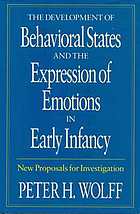 The development of behavioral states and the expression of emotions in early infancy : new proposals for investigation