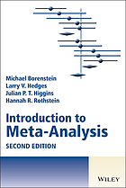 Front cover image for Introduction to meta-analysis
