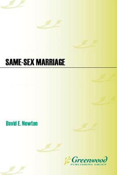 Same Sex Marriage A Reference Handbook