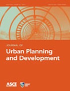 Journal of urban planning and development.
