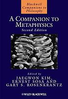 A companion to metaphysics