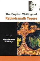 The English writings of Rabindranath Tagore