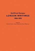 London writings 1850-1855