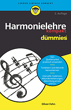 Harmonielehre kompakt für Dummies