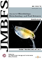 The journal of microbiology, biotechnology and food sciences.