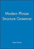 Modern phrase structure grammar