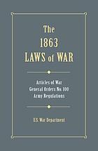 1863 Laws of War.