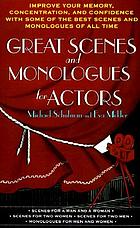 Great scenes and monologues for actors