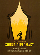Sound diplomacy music and emotions in transatlantic relations, 1850-1920