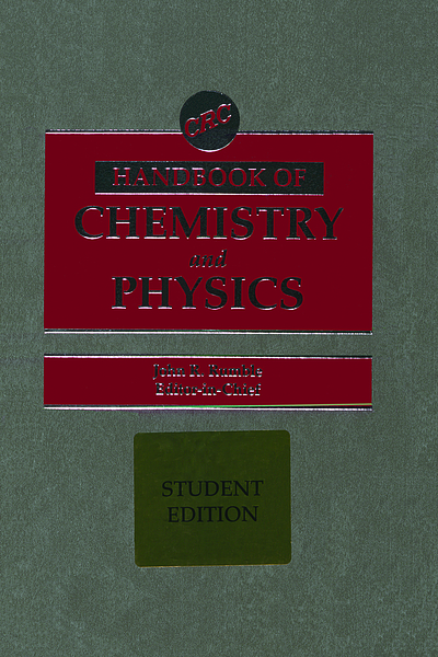 CRC Handbook Of Chemistry And Physics : A Ready-reference Book Of ...