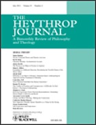 The Heythrop journal : a quaterly review of philosophy and theology