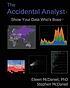 The accidental analyst : show your data who's... by  Eileen McDaniel 