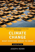 Climate change : what everyone needs to know