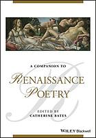 A companion to Renaissance poetry