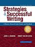 Strategies for successful writing : a rhetoric,... by James A Reinking