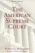 The American Supreme Court by Robert Green McCloskey
