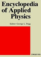 Encyclopedia of applied physics