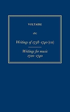 Les œuvres complètes de Voltaire. 18C.